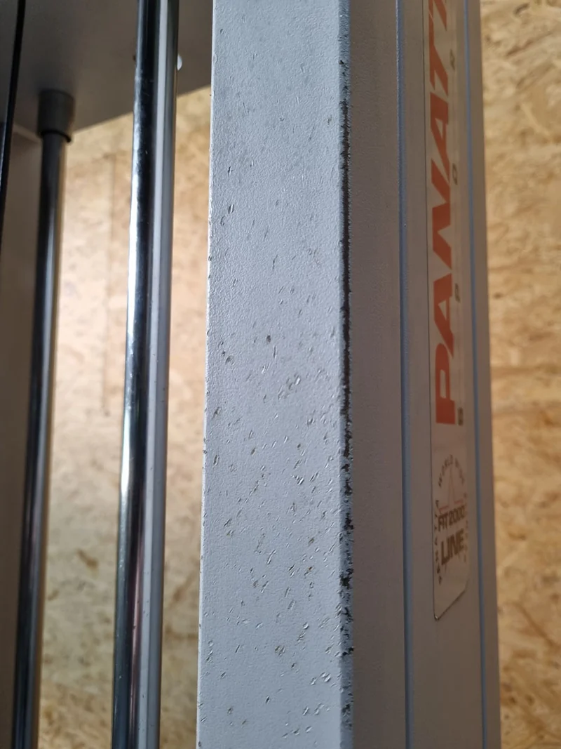 Panatta Doppel Seilzugturm, Trizepsturm von Oben, 1x mit Hüftpolster, 50kg und 80kg Gewichstblock, Triceps Pulley Tower - gebraucht - geprüfter Zustand