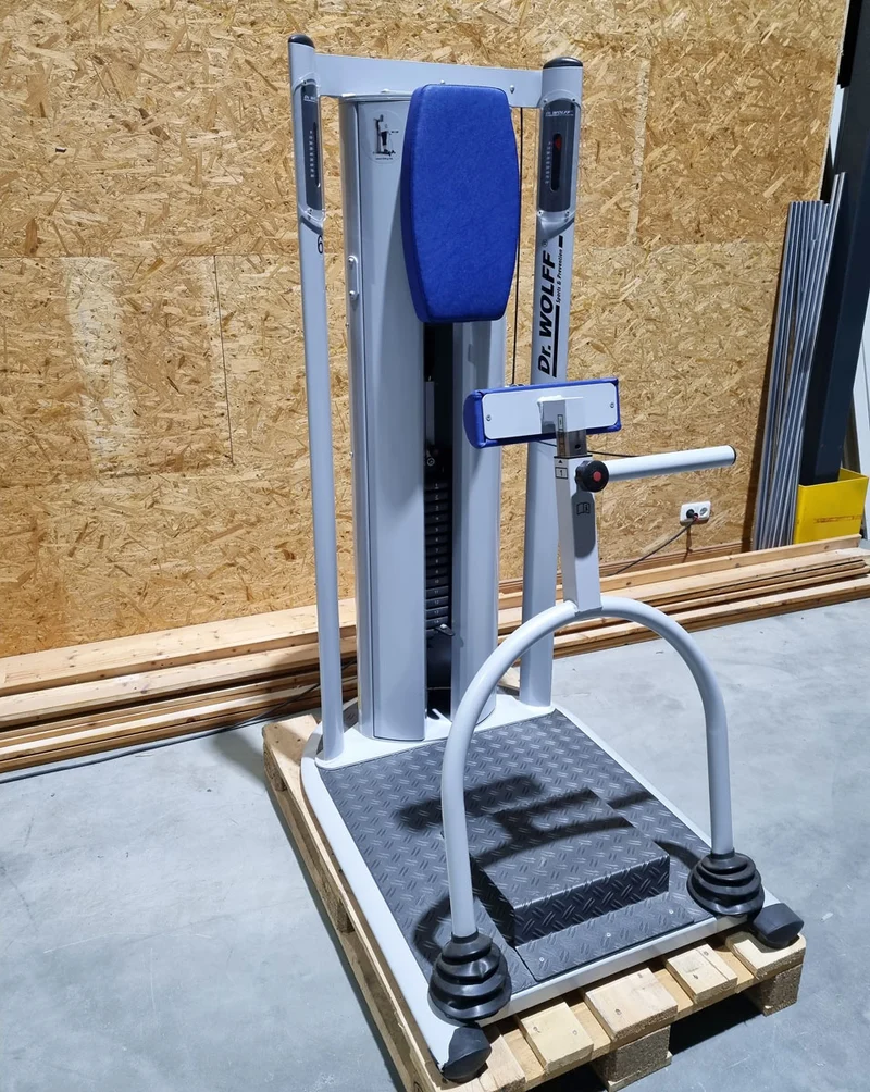 Dr. Wolff Lateral-Shifting 936, laterale Rumpfmuskulatur, Farbe Silber, gebraucht - überholter Zustand