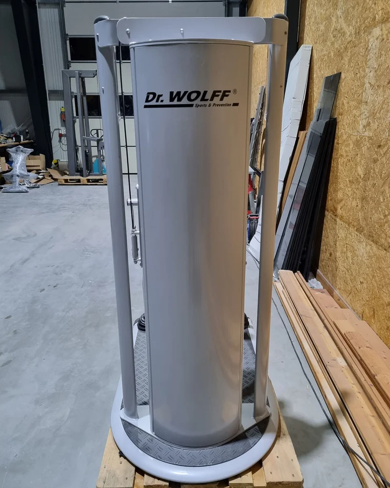 Dr. Wolff Lateral-Shifting 936, laterale Rumpfmuskulatur, Farbe Silber, gebraucht - überholter Zustand