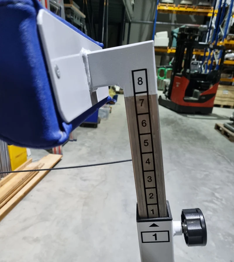 Dr. Wolff Lateral-Shifting 936, laterale Rumpfmuskulatur, Farbe Silber, gebraucht - überholter Zustand