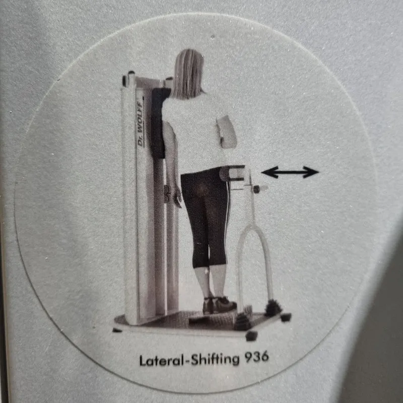 Dr. Wolff Lateral-Shifting 936, laterale Rumpfmuskulatur, Farbe Silber, gebraucht - überholter Zustand