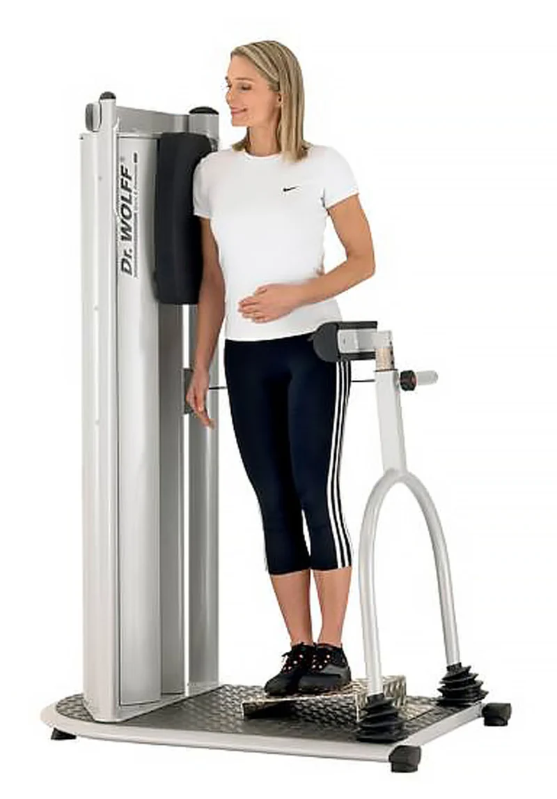 Dr. Wolff Lateral-Shifting 936, laterale Rumpfmuskulatur, Farbe Silber, gebraucht - überholter Zustand