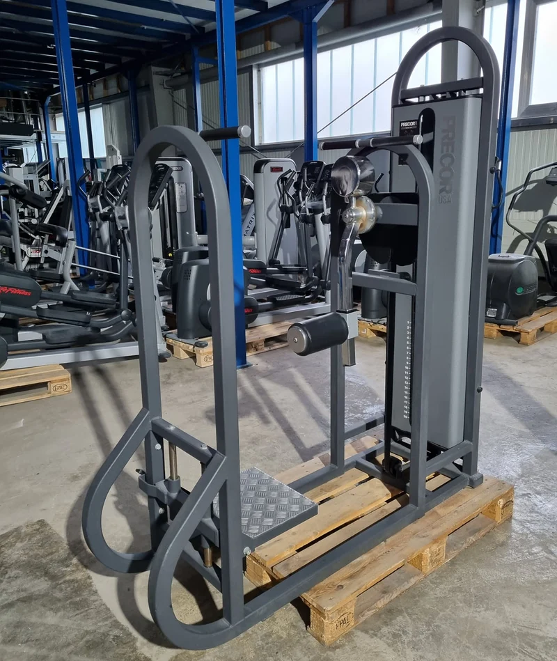 Precor Total Hip Kickmaschine, Hüftpendel, Multi Hip Maschine, Rahmenfarbe Schwarz, Polsterfarbe Schwarz, gebraucht - überholter Zustand