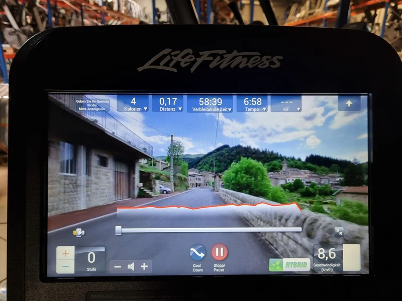 Life Fitness LiegeErgometer Lifecycle, Elevation Series, Recumbent, SE Konsole Touch, gebraucht - überholter Zustand