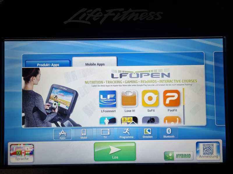 Life Fitness LiegeErgometer Lifecycle, Elevation Series, Recumbent, SE Konsole Touch, gebraucht - überholter Zustand