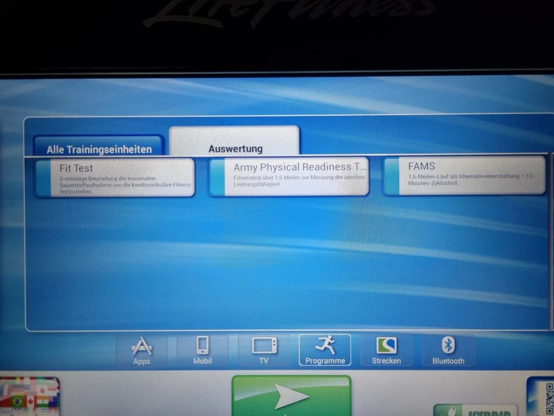 Life Fitness LiegeErgometer Lifecycle, Elevation Series, Recumbent, SE Konsole Touch, gebraucht - überholter Zustand
