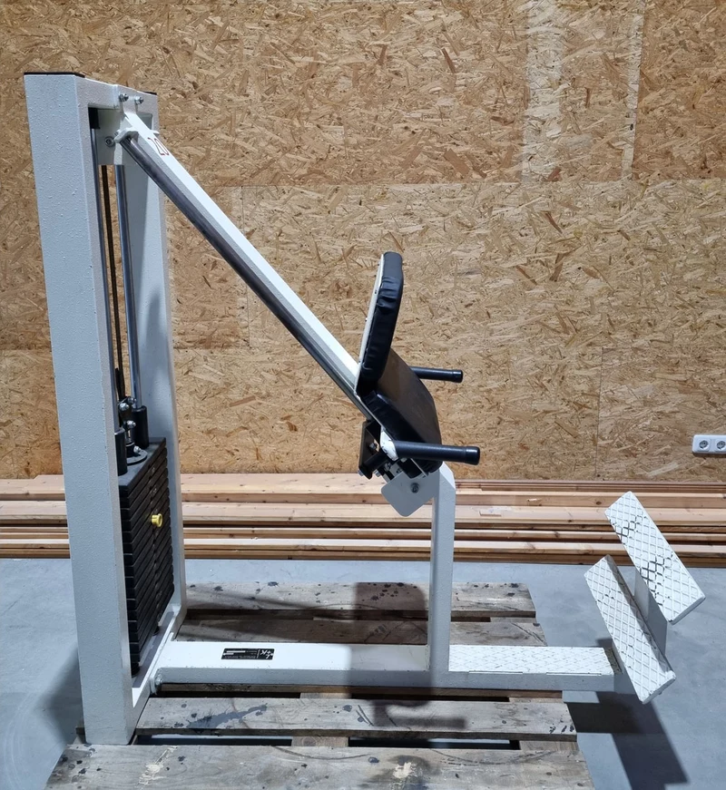 L+K Waden-Raiser , Classic Line, Wadenpresse, Wadenmaschine, Rahmenfarbe Weiß, gebrauchter mit Gebrauchsspuren, geprüfter Zustand