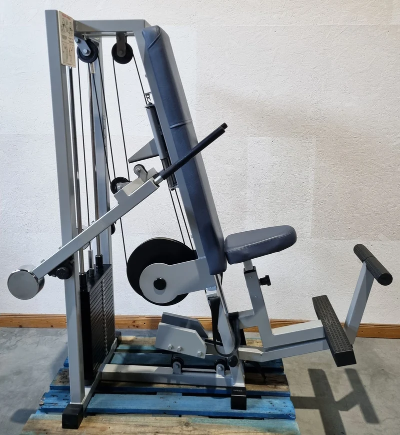 Technogym Dip sitzend, Trizepsmaschine, Stützstemme, Armstrecker, Rahmenfarbe Silber, Silverline, gebraucht - überholter Zustand