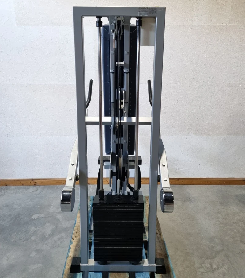 Technogym Dip sitzend, Trizepsmaschine, Stützstemme, Armstrecker, Rahmenfarbe Silber, Silverline, gebraucht - überholter Zustand