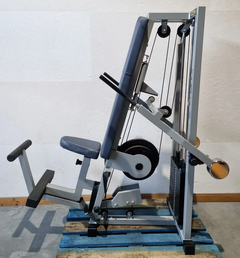 Technogym Dip sitzend, Trizepsmaschine, Stützstemme, Armstrecker, Rahmenfarbe Silber, Silverline, gebraucht - überholter Zustand