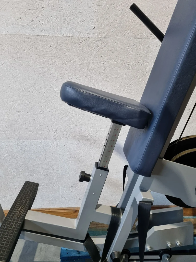 Technogym Dip sitzend, Trizepsmaschine, Stützstemme, Armstrecker, Rahmenfarbe Silber, Silverline, gebraucht - überholter Zustand