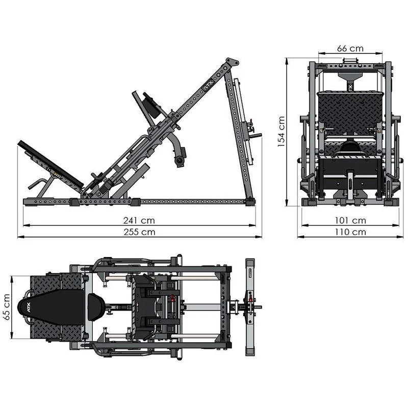 ATX Beinpresse / Hackenschmidt Combo 4inONE