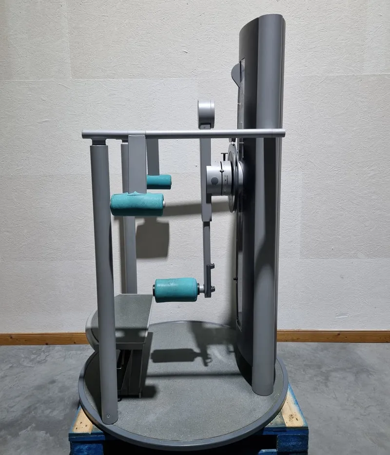 Frei Genius Hüftmaschine, Hüftpendel, Multi Hip, Kickmaschine, Total Hip auch für Ab-Adduktoren Training nutzbar, Rahmenfarbe Silber - gebraucht - überholter Zustand