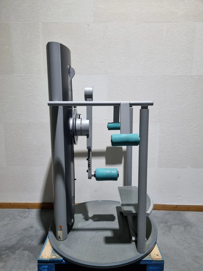 Frei Genius Hüftmaschine, Hüftpendel, Multi Hip, Kickmaschine, Total Hip auch für Ab-Adduktoren Training nutzbar, Rahmenfarbe Silber - gebraucht - überholter Zustand