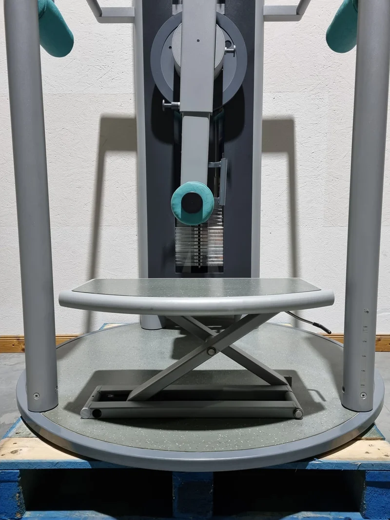 Frei Genius Hüftmaschine, Hüftpendel, Multi Hip, Kickmaschine, Total Hip auch für Ab-Adduktoren Training nutzbar, Rahmenfarbe Silber - gebraucht - überholter Zustand