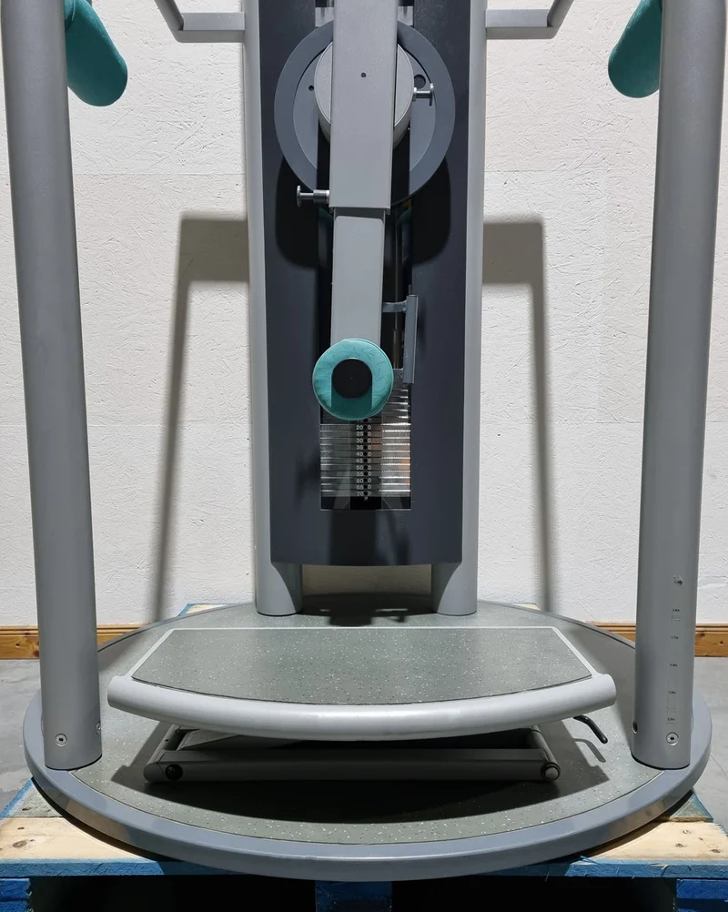 Frei Genius Hüftmaschine, Hüftpendel, Multi Hip, Kickmaschine, Total Hip auch für Ab-Adduktoren Training nutzbar, Rahmenfarbe Silber - gebraucht - überholter Zustand