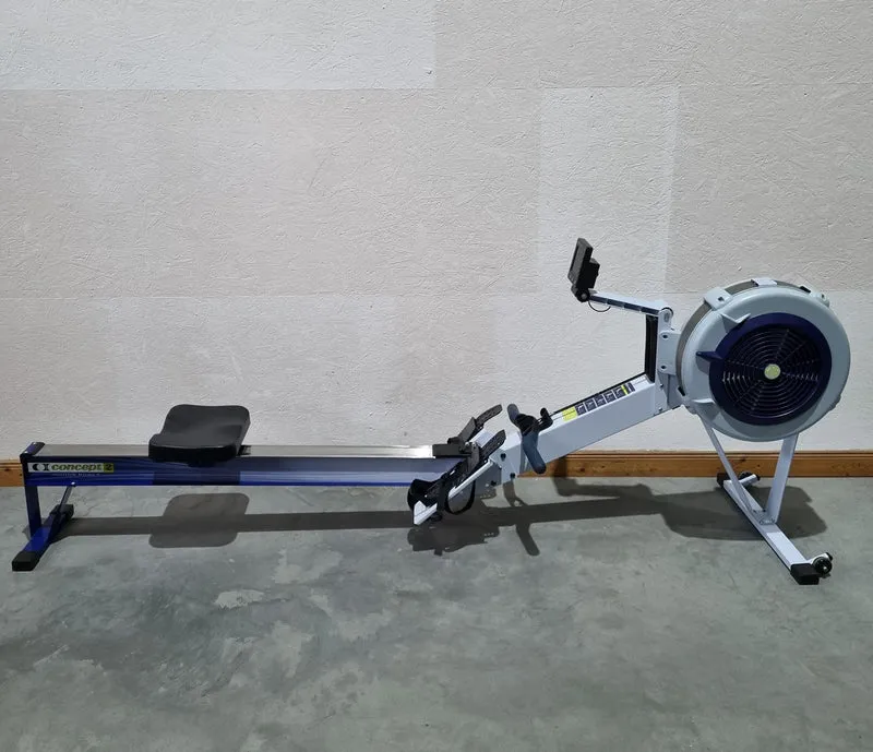 Concept2 Rudergerät mit PM5 Monitor - Farbe Blau - gebraucht - geprüfter Zustand