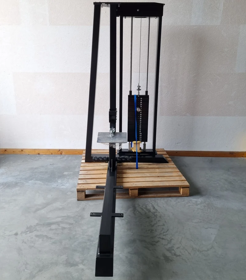 Ruderzug Turm ähnlich Gym80, Rudern am Kabel, Row, Ruderstation ähnlich Sygnum 4016, Rahmenfarbe Schwarz, Ausstellungsstück