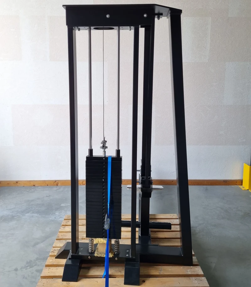 Ruderzug Turm ähnlich Gym80, Rudern am Kabel, Row, Ruderstation ähnlich Sygnum 4016, Rahmenfarbe Schwarz, Ausstellungsstück