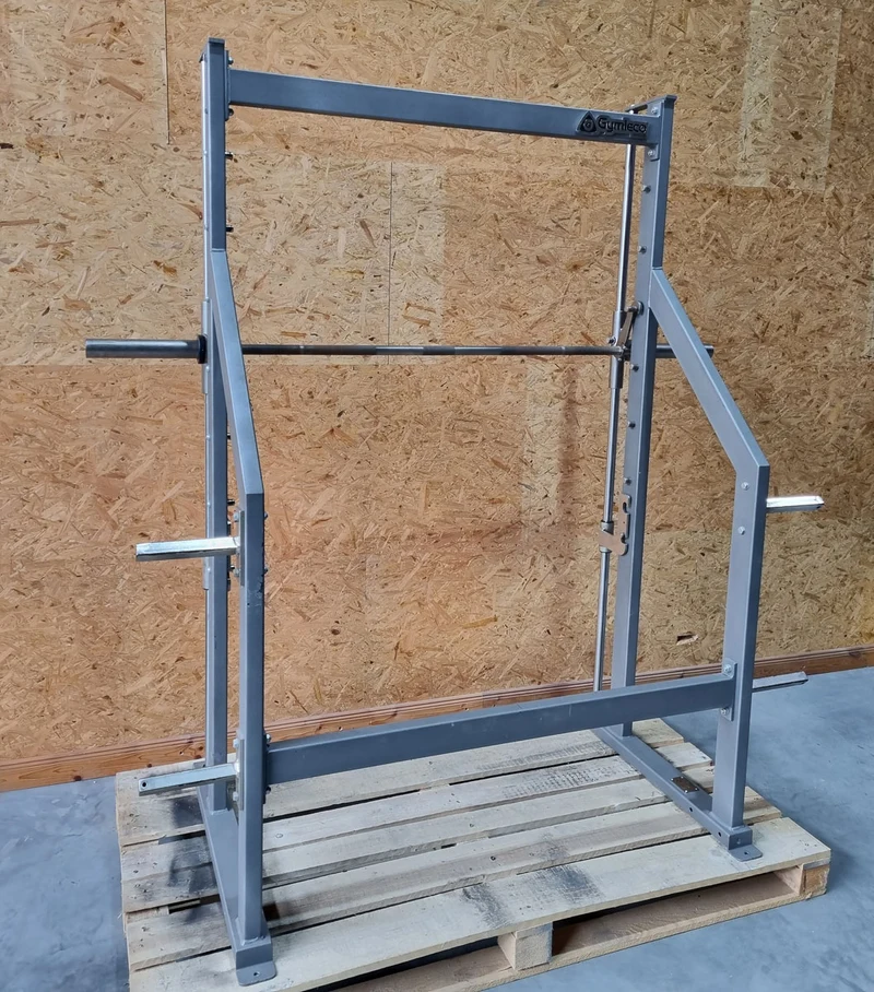 Gymleco Smith Machine 280 - Multipresse gerade geführt, Plate loaded Scheibenaufnahme, gebraucht - geprüfter Zustand