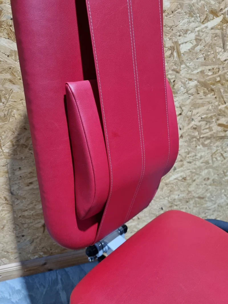 Proxomed Ab-Adduktor Kombi, Compass 530, Abduktoren und Adduktoren 2 in 1 Kombigerät, MPG, Reha, Rahmenfarbe Silber, Polsterfarbe Rot, gebraucht - überholter Zustand