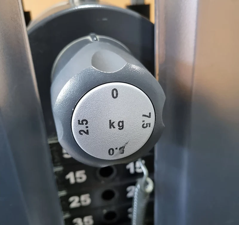 Life Fitness Latzug, Pulldown, 145kg Gewichtsblock, Signature Series, Rahmenfarbe Silber, Polsterfarbe Rot, gebraucht - überholter Zustand