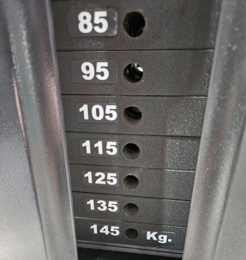 Life Fitness Latzug, Pulldown, 145kg Gewichtsblock, Signature Series, Rahmenfarbe Silber, Polsterfarbe Rot, gebraucht - überholter Zustand