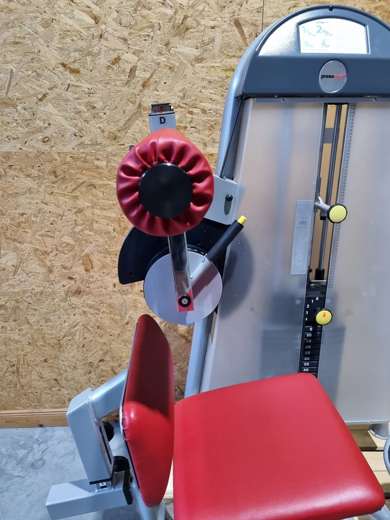 Proxomed Rückenstrecker-beuger Kombi Compass 530, Hyperextension und Bauchmaschine 2 in 1 Kombigerät, MPG, Reha, Rahmenfarbe Silber, gebraucht - überholter Zustand