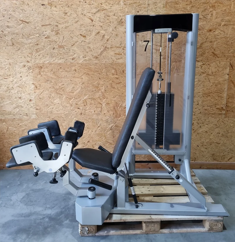 Physio&Sports Ab-Adduktor Kombi, Pro Line, Abduktoren und Adduktoren 2 in 1 Kombigerät, MPG, Reha, Silber, gebraucht - überholter Zustand