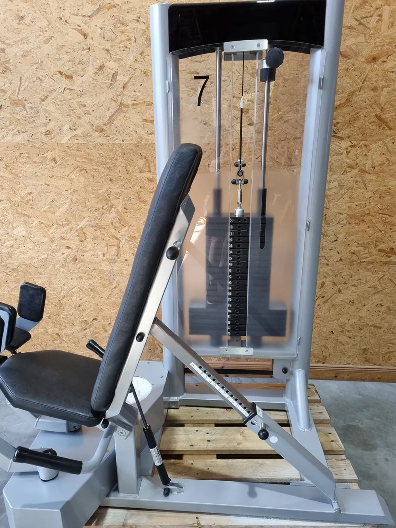 Physio&Sports Ab-Adduktor Kombi, Pro Line, Abduktoren und Adduktoren 2 in 1 Kombigerät, MPG, Reha, Silber, gebraucht - überholter Zustand