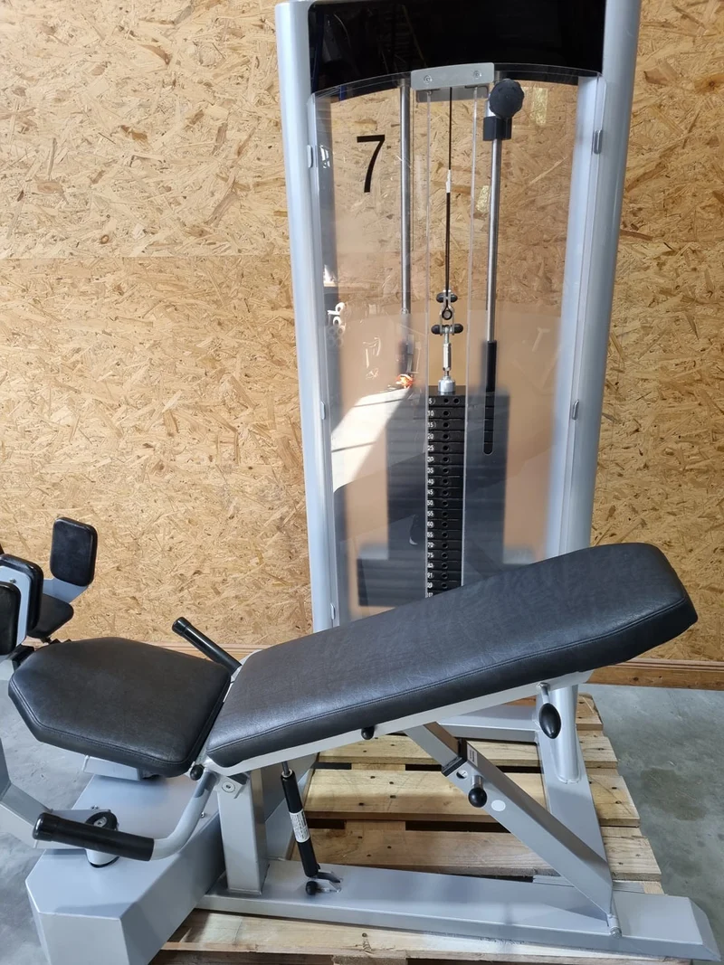 Physio&Sports Ab-Adduktor Kombi, Pro Line, Abduktoren und Adduktoren 2 in 1 Kombigerät, MPG, Reha, Silber, gebraucht - überholter Zustand