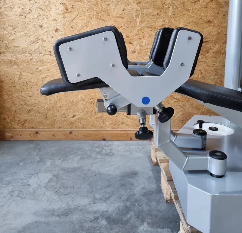 Physio&Sports Ab-Adduktor Kombi, Pro Line, Abduktoren und Adduktoren 2 in 1 Kombigerät, MPG, Reha, Silber, gebraucht - überholter Zustand