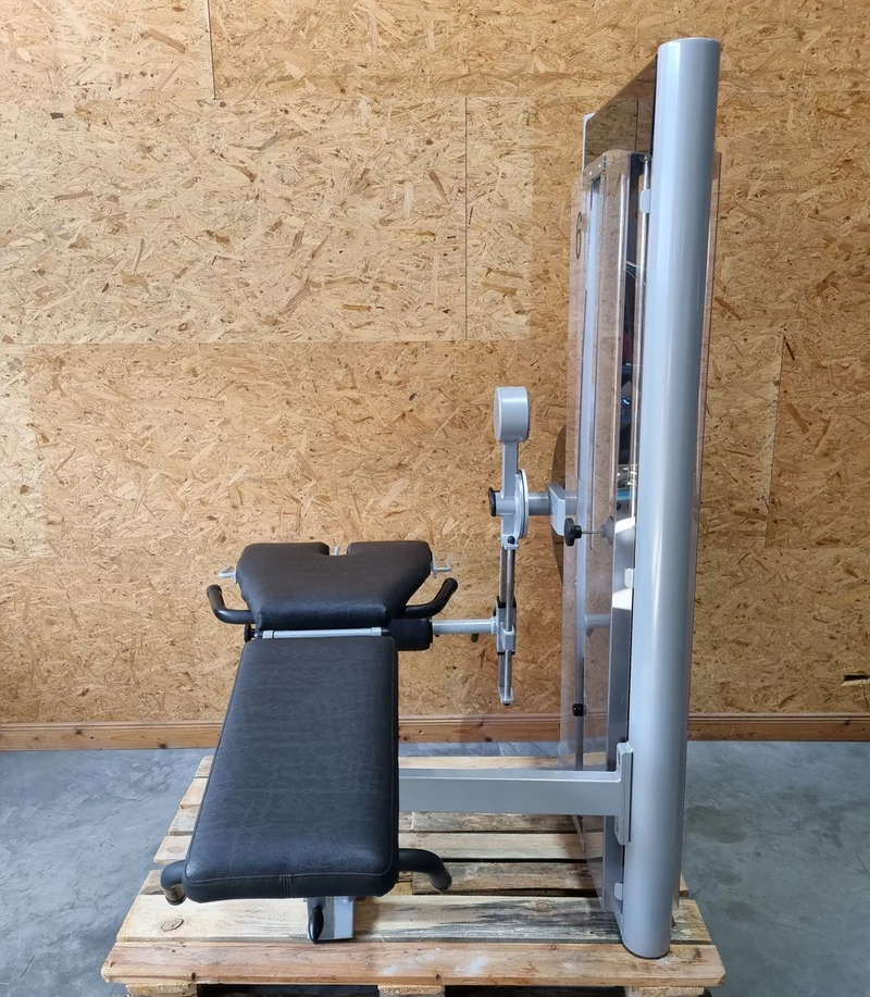 Physio&Sports Beinstrecker und Beinbeuger liegend Kombi, Pro Line, 2 in 1 Kombigerät, MPG, Reha, Silber, gebraucht - überholter Zustand