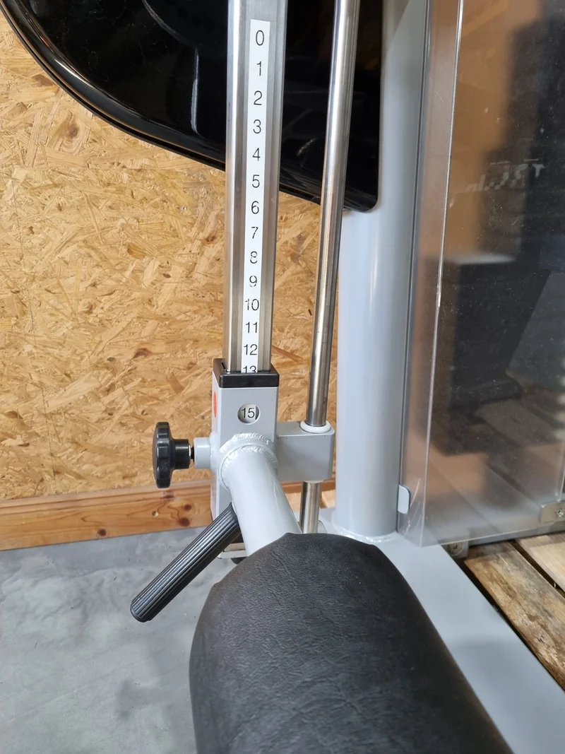 Physio&Sports Beinstrecker und Beinbeuger liegend Kombi, Pro Line, 2 in 1 Kombigerät, MPG, Reha, Silber, gebraucht - überholter Zustand