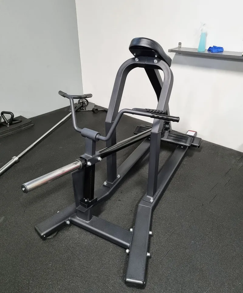 DankSport T-Bar Row Ruderstation - Incline Row - Plate loaded Kraftgerät Rudern - Schwarz - NEU