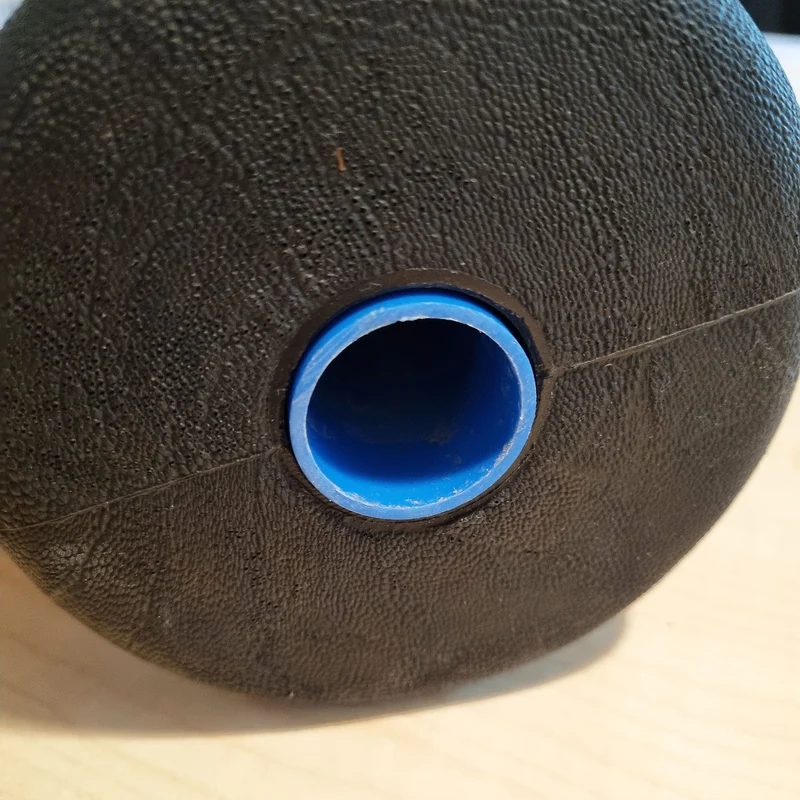 Adapter 30mm auf 25mm Durchmesser für Polsterrolle / Beinpolsterrolle oder Griffgummis, Plastik