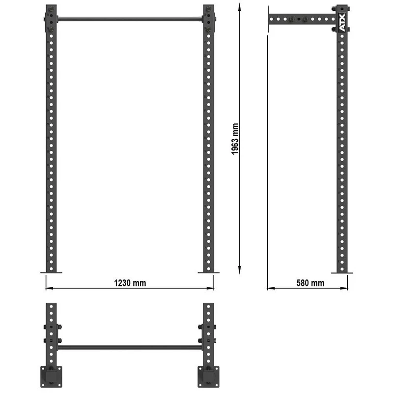 ATX Half Rack - Wall 810 - Höhe 197 cm - Made in Europe