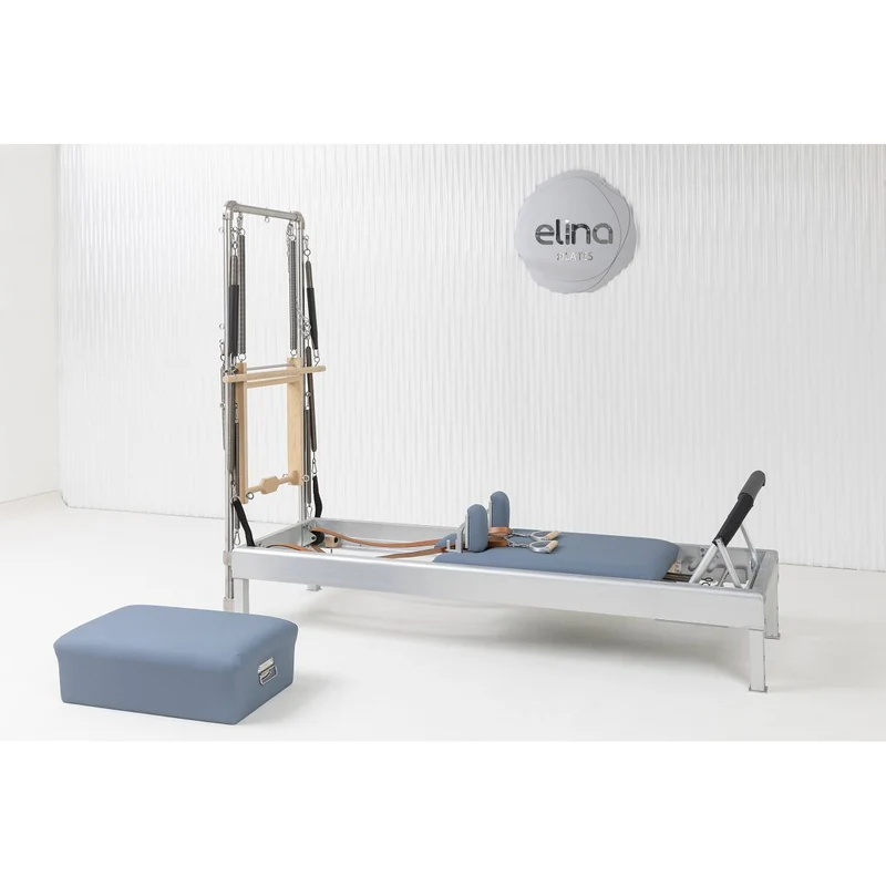 Elina Pilates Classic Aluminium 86" Reformer mit Half Cadillac