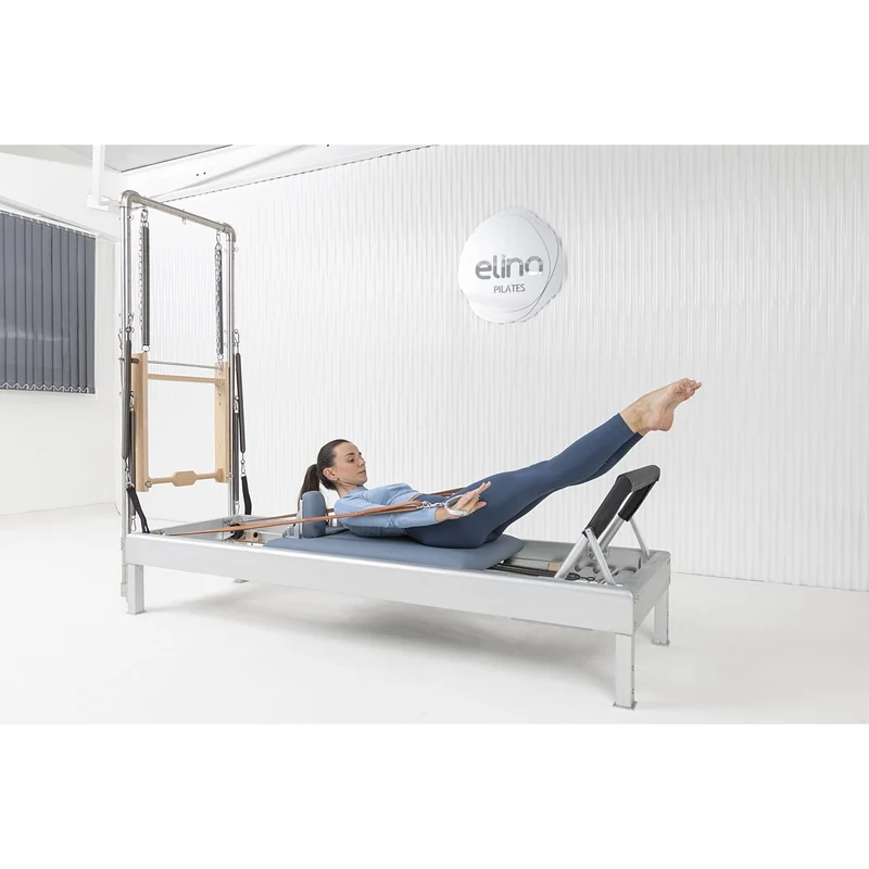 Elina Pilates Classic Aluminium 86" Reformer mit Half Cadillac