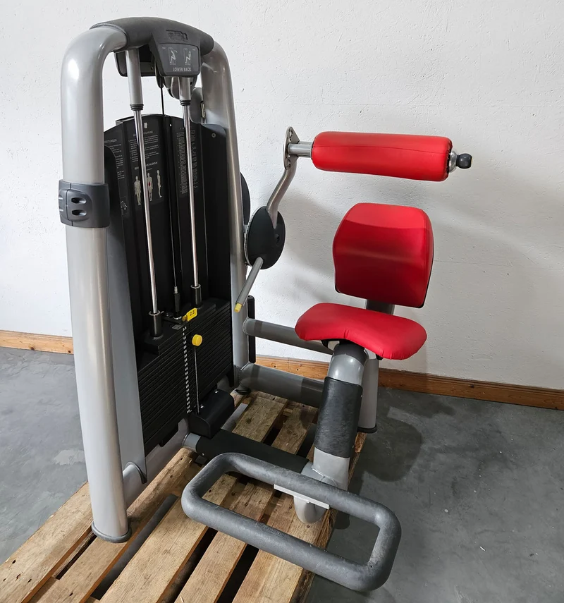 TechnoGym 18 Kraftgeräte im Set, Selection Line, Strength Machines with Stack Weight, Polster Rot, gebraucht - überholter Zustand