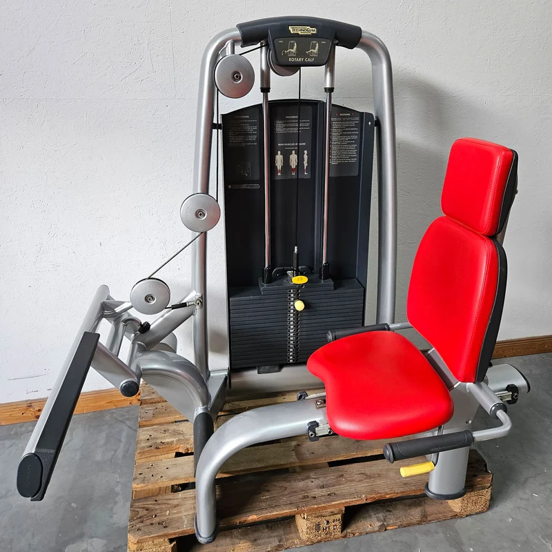 TechnoGym 18 Kraftgeräte im Set, Selection Line, Strength Machines with Stack Weight, Polster Rot, gebraucht - überholter Zustand