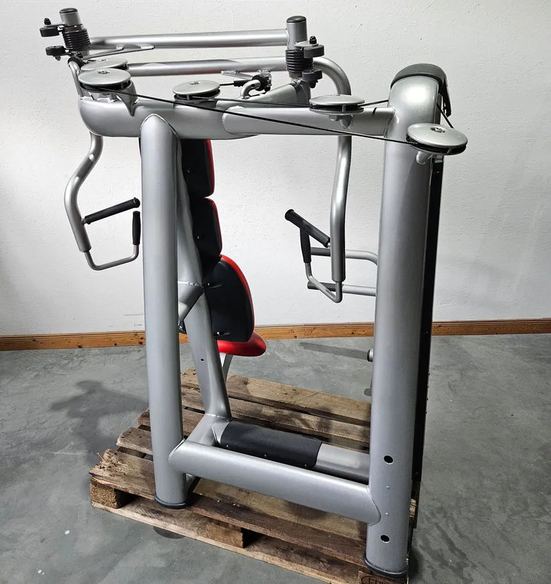 TechnoGym 18 Kraftgeräte im Set, Selection Line, Strength Machines with Stack Weight, Polster Rot, gebraucht - überholter Zustand