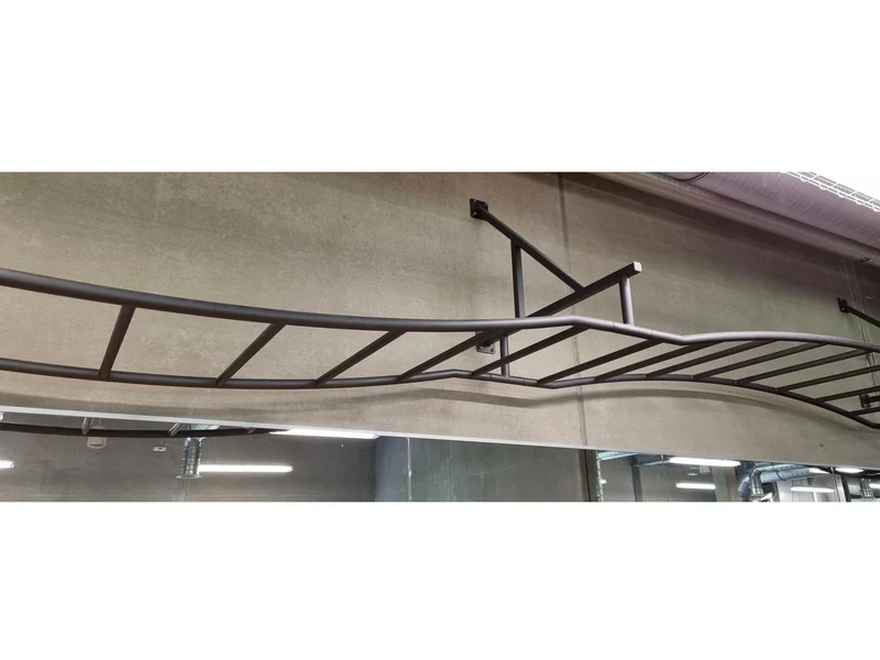 14 Meter Lange Monkey Bar Kletterstange zum Hangeln, Klimmzüge etc, Hangelgerüst, Affenleiter Rig wie bei Ninja Warrior, gebraucht - guter Zustand