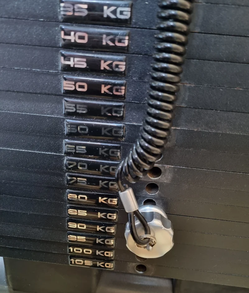 Gym80 Sygnum Dual 4401 FTM Deadlift Maschine, Kreuzheben Maschine mit 2x 105kg Gewichtsblöcken Stack Weight, gebrauchter - überholter Zustand