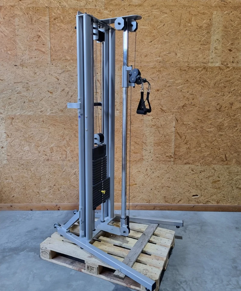 Proxomed Zugapparat Compass 530 - Seilzug höhenverstellbar, freistehend mit Stativ, Speedy Compact, MPG, Reha, Farbe Silber - gebraucht - überholter Zustand