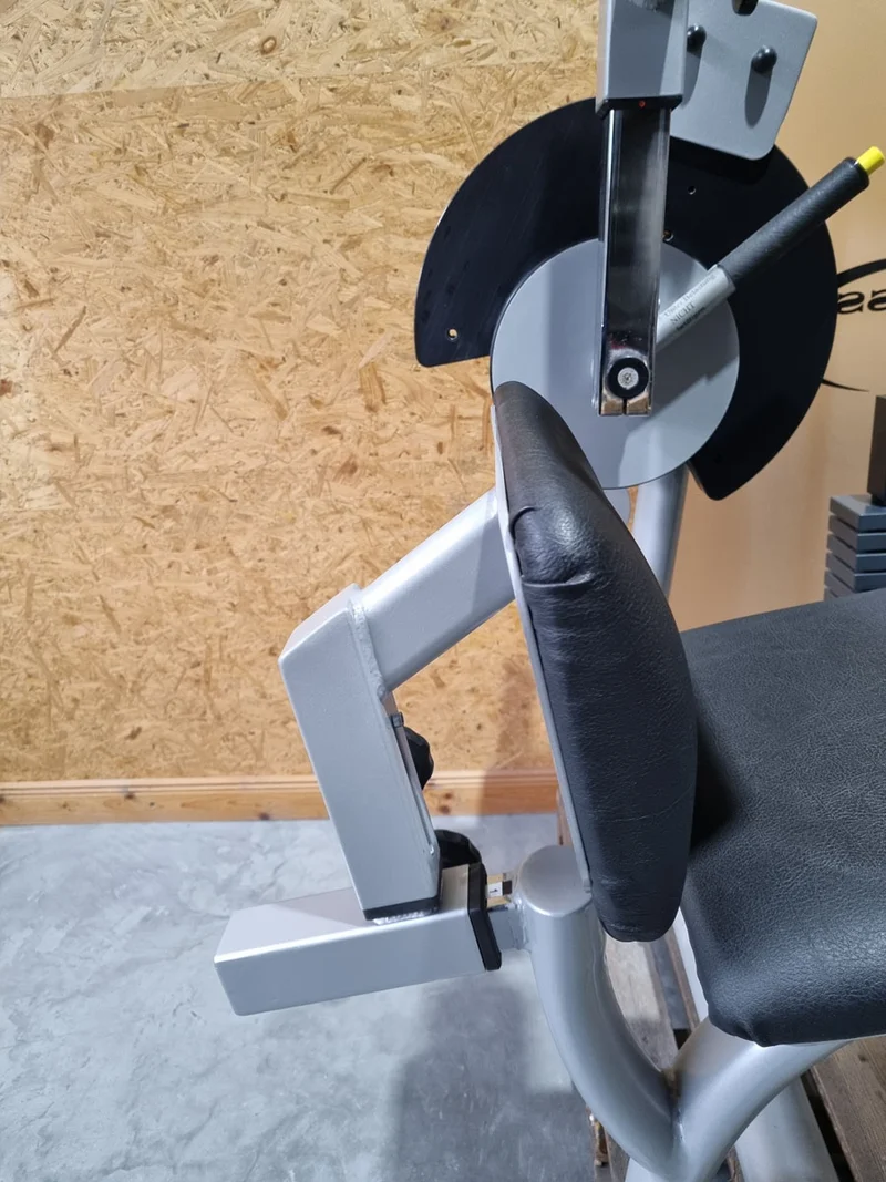 Proxowell/Proxomed Rückenstrecker-beuger Kombi Compass 530, Hyperextension und Bauchmaschine 2 in 1 Kombigerät, Rahmenfarbe Silber, gebraucht - überholter Zustand