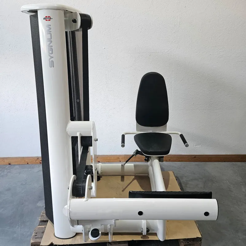 Gym80 Wadenpresse sitzend Sygnum 3027, Wadenmaschine, Calf Press, Rahmenfarbe Weiß, gebraucht - überholter Zustand