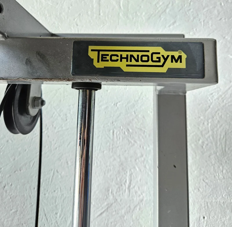 TechnoGym 2x Kabelzug, Cable Crossover, Seilzug von oben und unten, Silverline, Oldschool, Rahmenfarbe Silber, gebraucht - mit Gebrauchsspuren