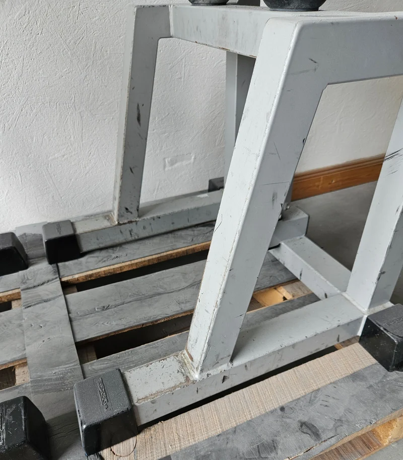 TechnoGym 2x Kabelzug, Cable Crossover, Seilzug von oben und unten, Silverline, Oldschool, Rahmenfarbe Silber, gebraucht - mit Gebrauchsspuren