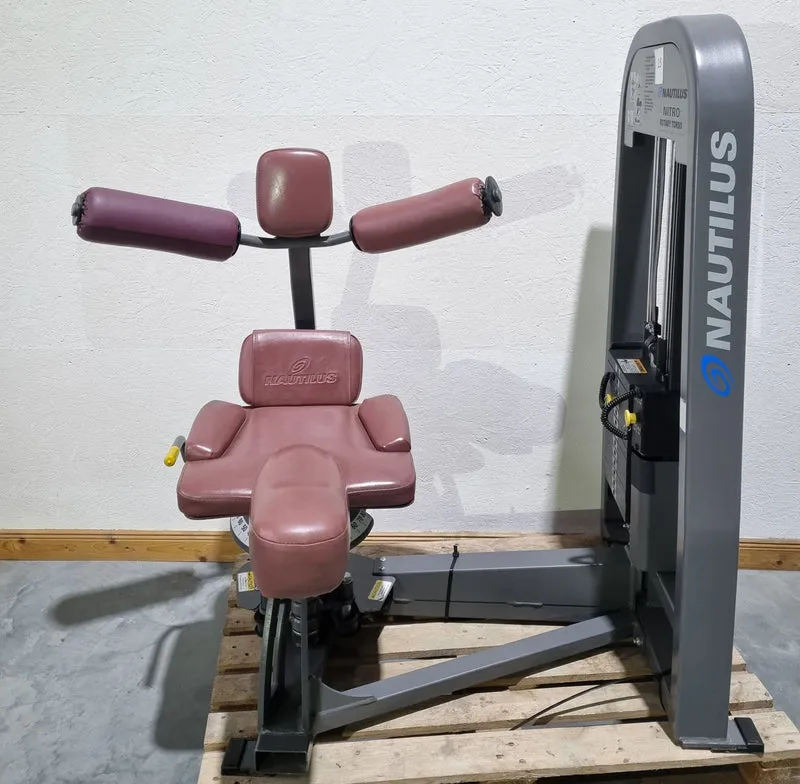 Nautilus Nitro Rotary Torso, Rotationsmaschine, Twister, Rumpfrotator, Rahmenfarbe Anthrazit - gebraucht - überholter Zustand